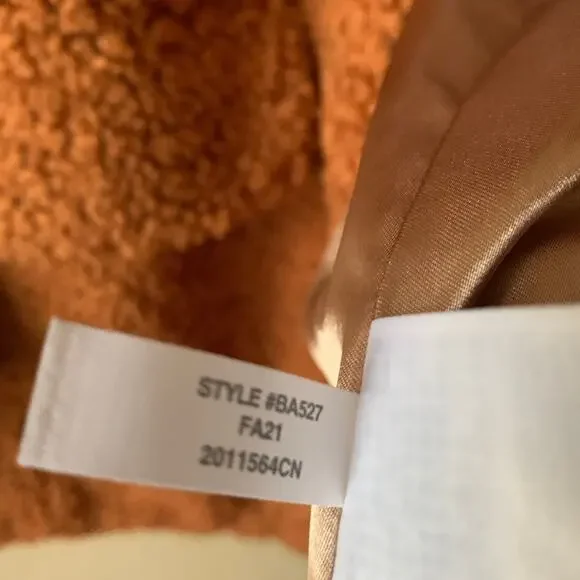 J Crew Teddy Sherpa Coat, size M - Picture 8 of 8